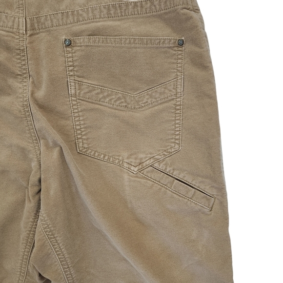 ROYAL ROBBINS brushed moleskin cotton pants men camel 34x32 - Picture 3 of 15